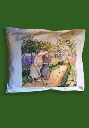 Pillow case, print number 6
