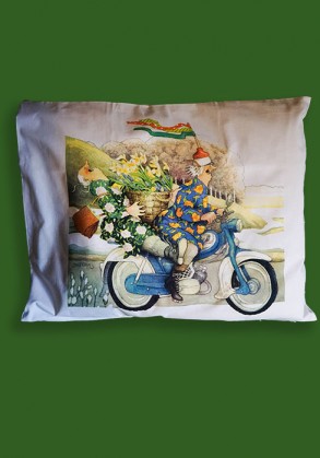 Pillow case, print number 34