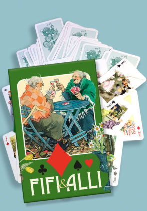 Playing cards (green)