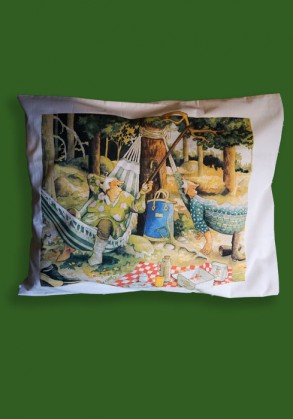 Pillow case, print number 14