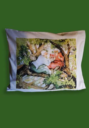 Pillow case, print number 8