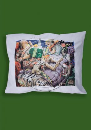 Pillow case, print number 21