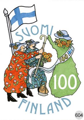 Finland 100 years, card number 604 (SOLD OUT!)