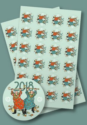 SOLD OUT! Stickers, year 2018
