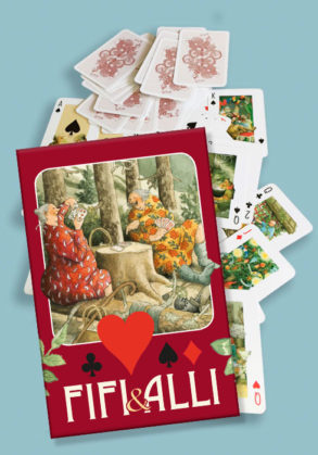 Playing cards (red)