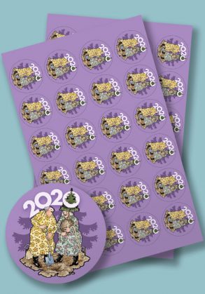 SOLD OUT! Stickers, year 2020