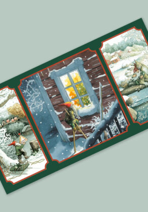 Christmas decoration (stilts, green)