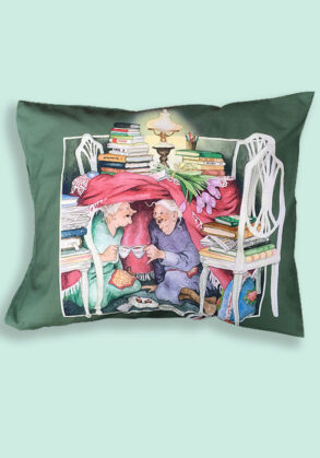 Pillow case (green), print number 10