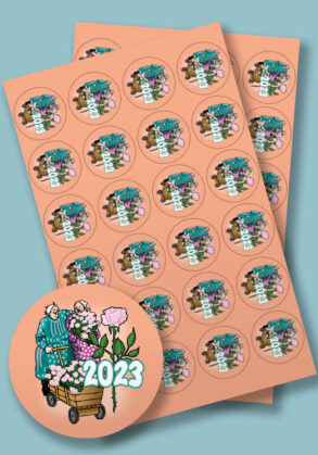 Stickers, year 2023