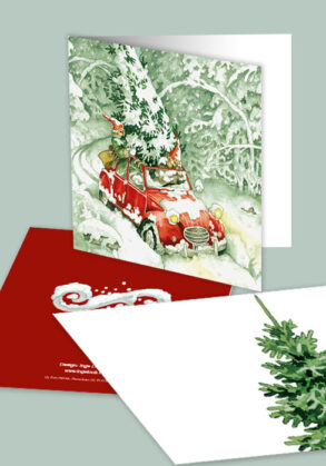 Greeting card number 25* with envelope