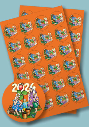 Stickers, year 2024